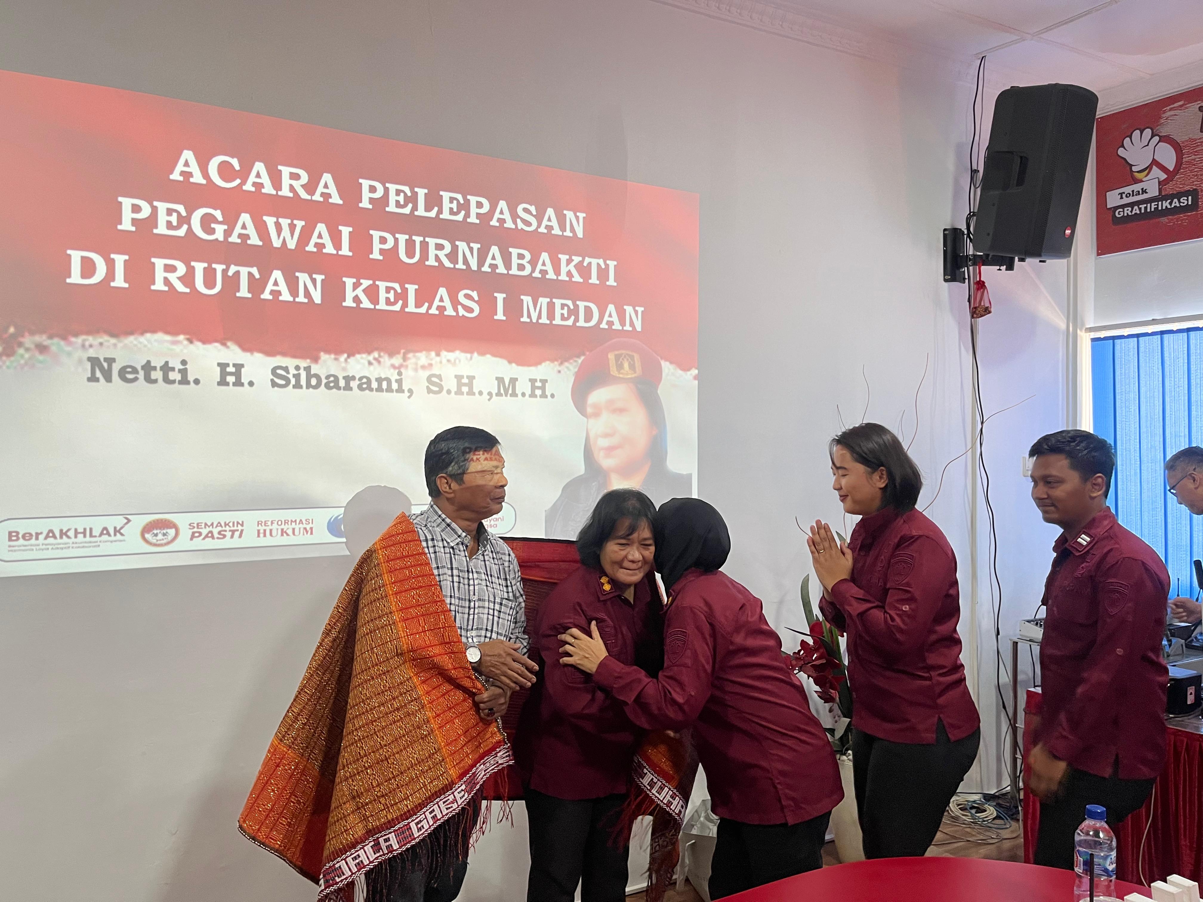 Rutan Kelas I Medan Gelar Pelepasan Pegawai Purna Bakti